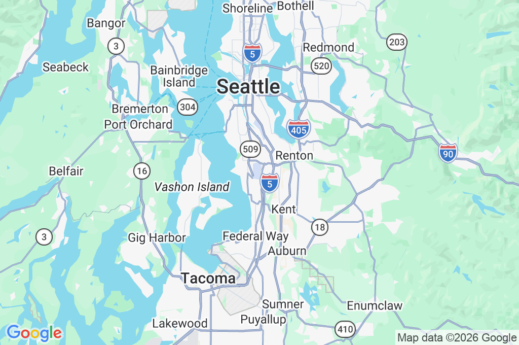 Aeropuerto Internacional de Seattle-Tacoma Area Map Aeropuerto Internacional de Seattle-Tacoma Area Map