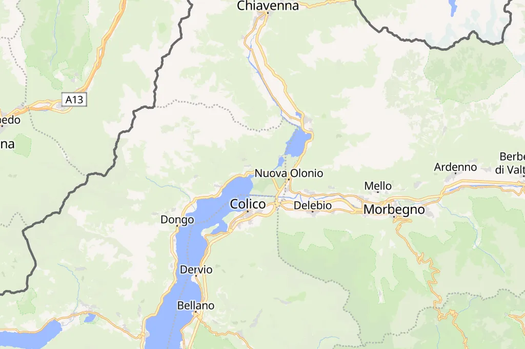 Sorico Area Map