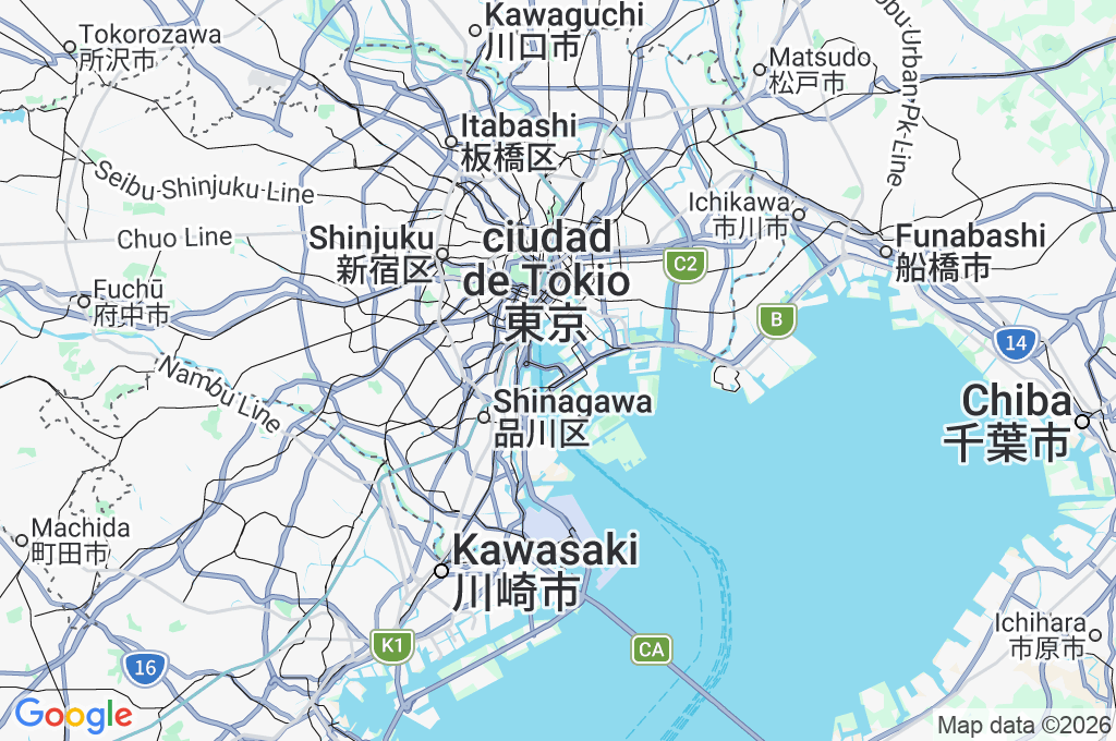 Odaiba Area Map
