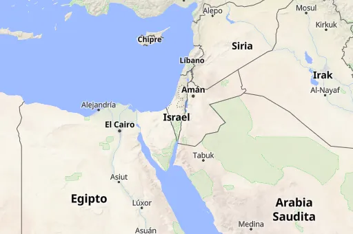 Map of Israel