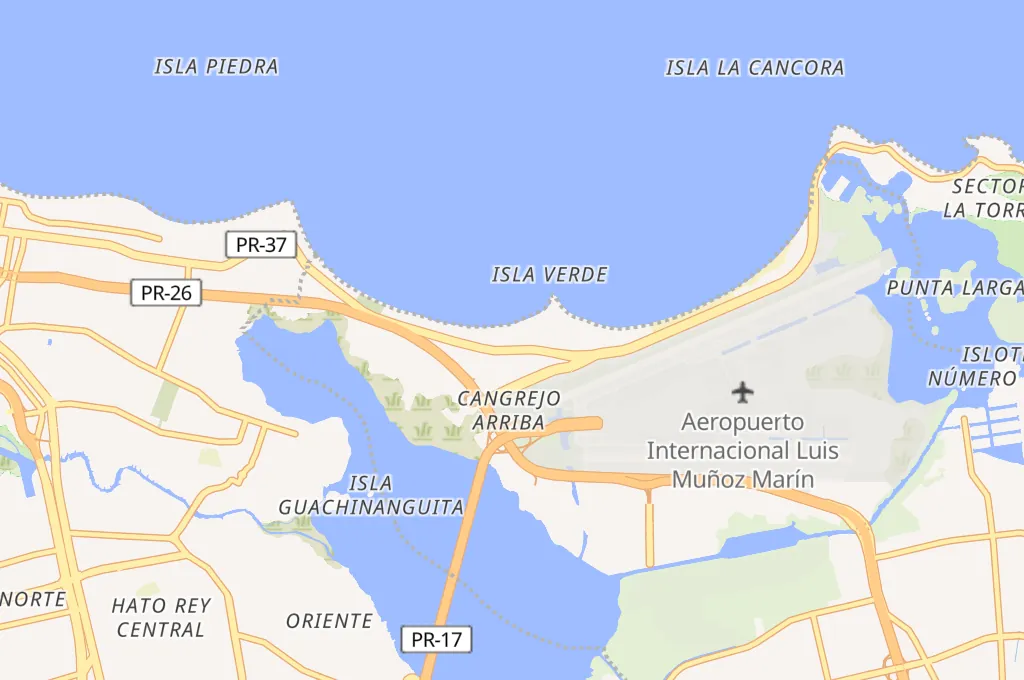 Isla Verde Area Map Isla Verde Area Map