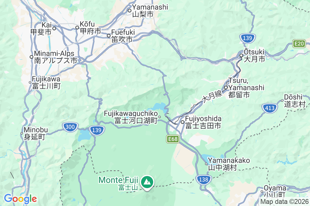 Parque de Oishi Area Map