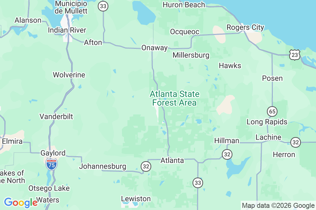 Canada Creek Ranch Area Map