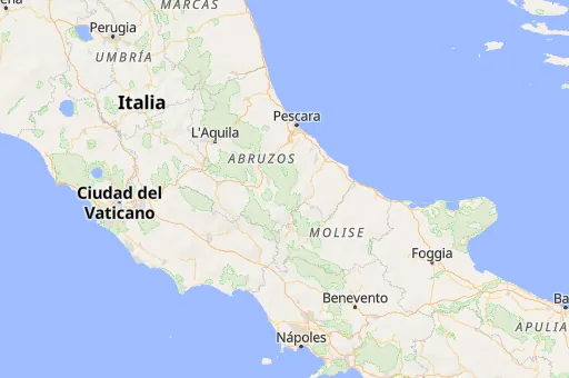 Map of Provincia de L'Aquila