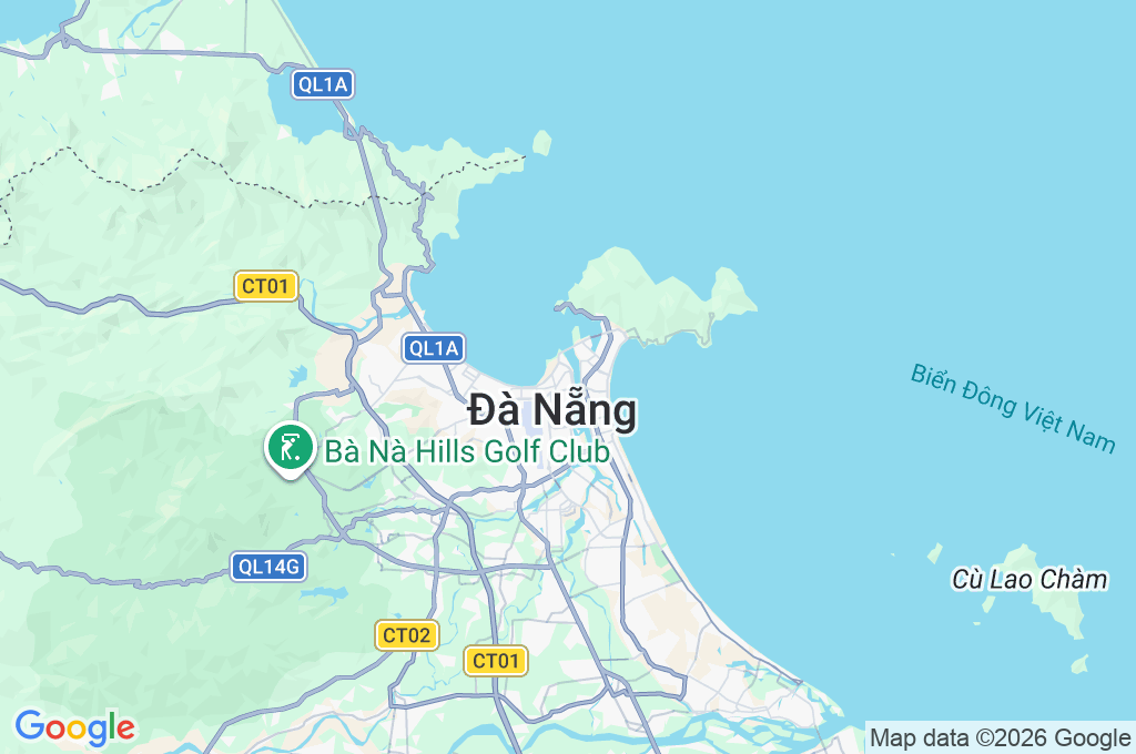 Da Nang Area Map