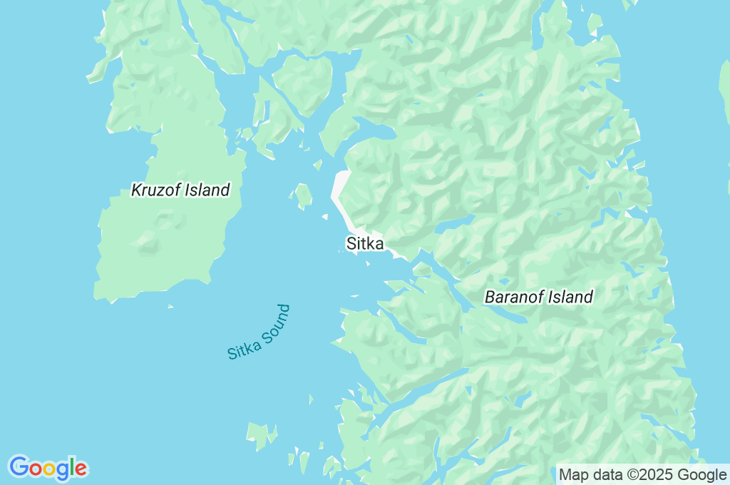 Sitka Area Map