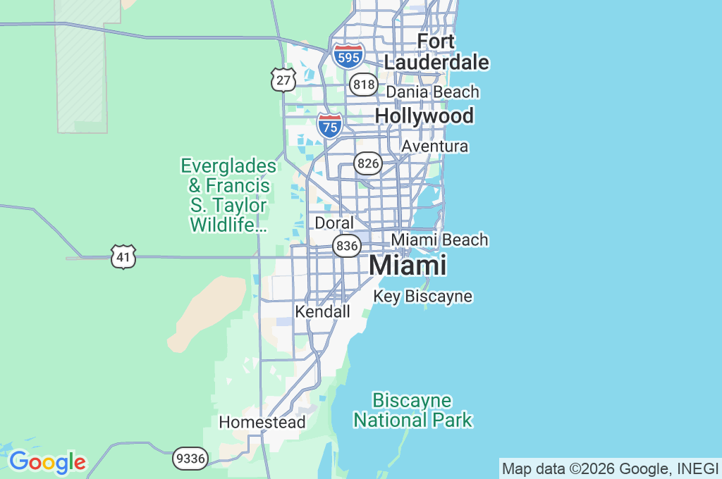 Aeropuerto Internacional de Miami Area Map Aeropuerto Internacional de Miami Area Map