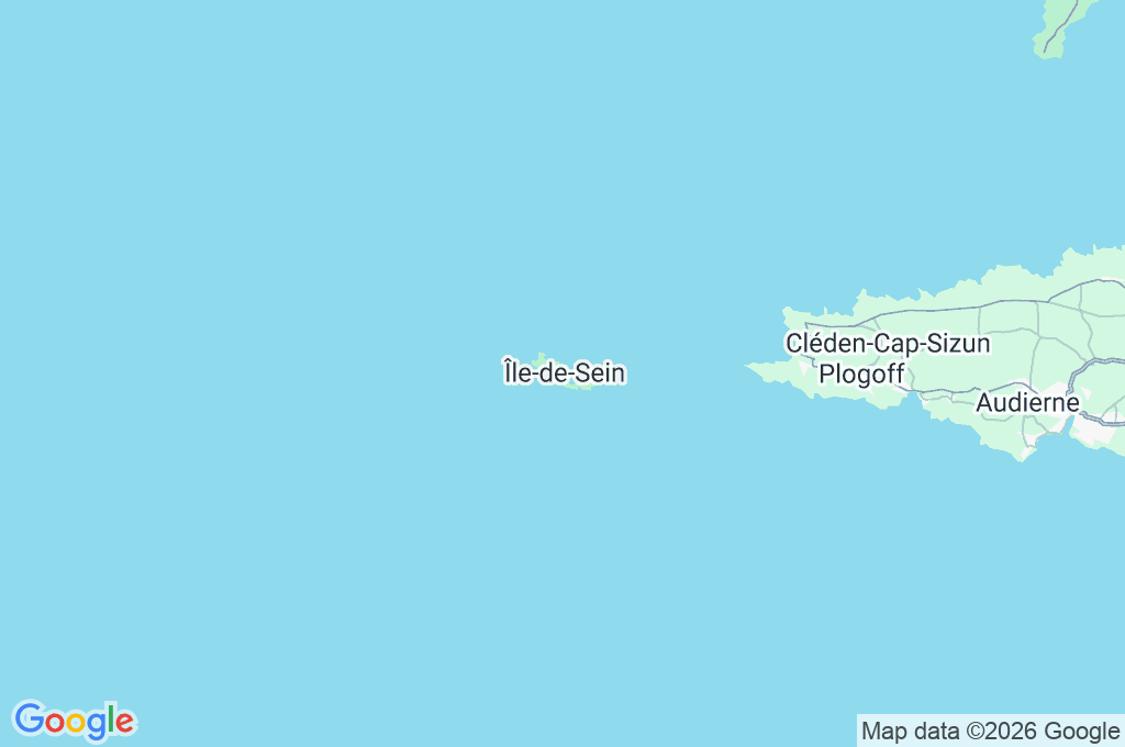 Isla de Sein Area Map