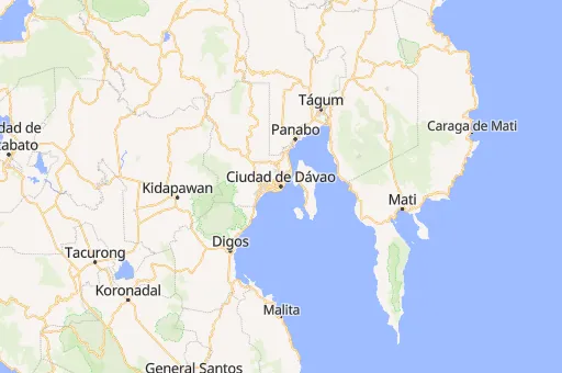 Map of Ciudad de Dávao