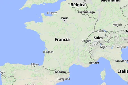 Map of Francia