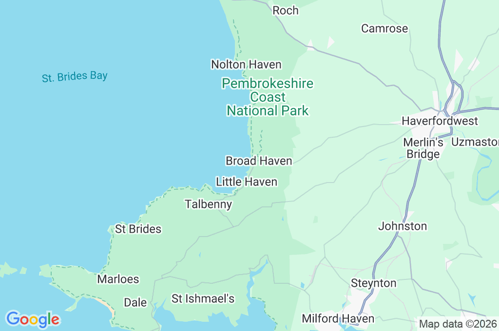Broad Haven Area Map