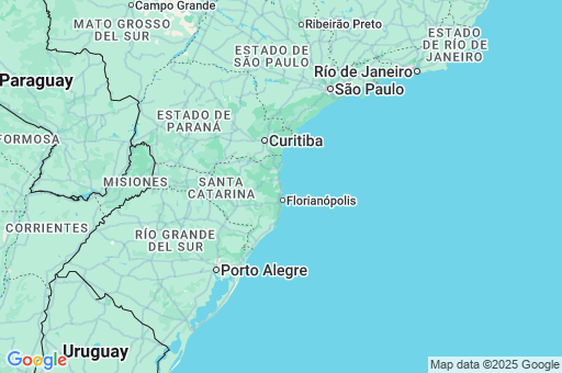 Map of Santa Catarina