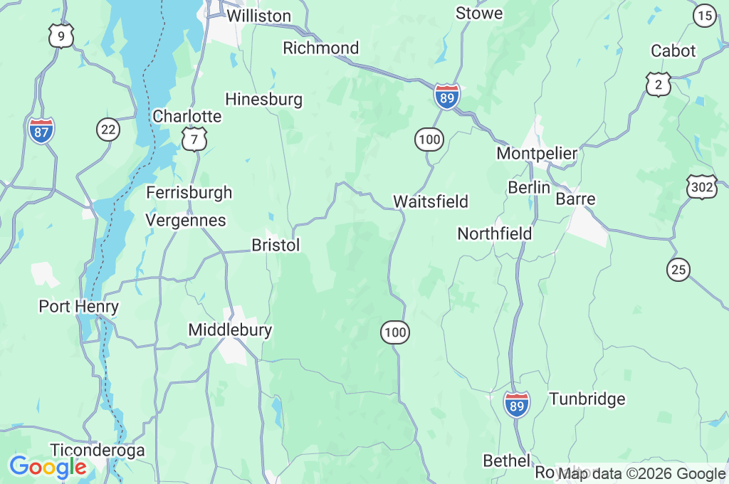 Sugarbush Resort Area Map