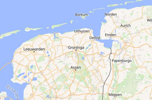 Map of Groningen