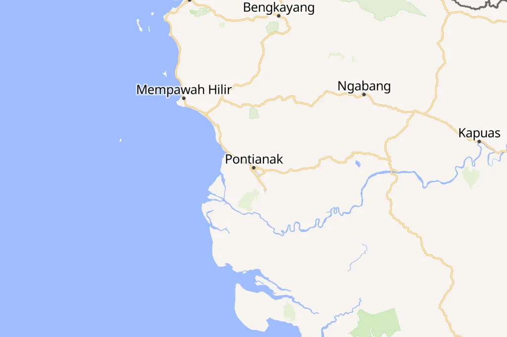 Parit Besar Area Map