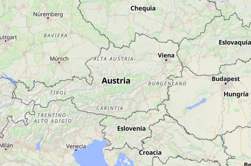 Map of Austria