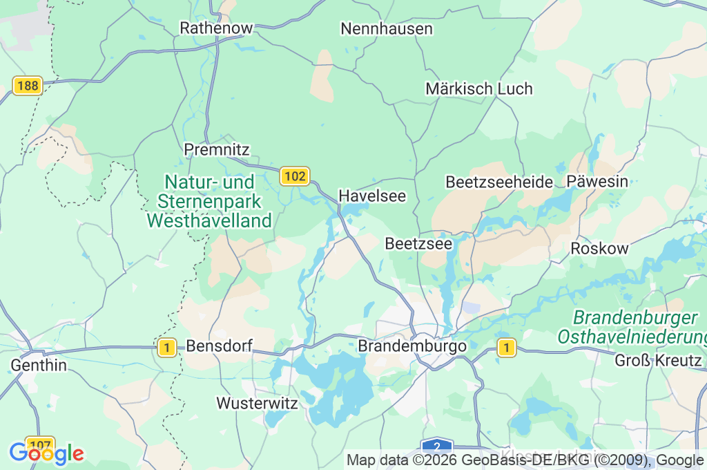 Fohrde Area Map Fohrde Area Map