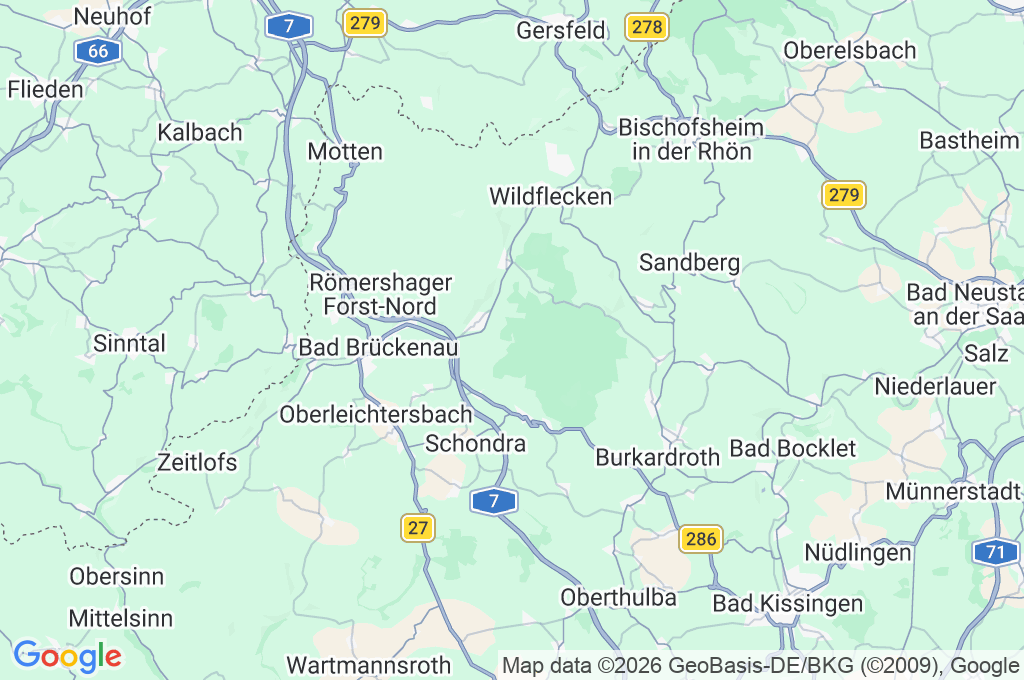 Riedenberg Area Map
