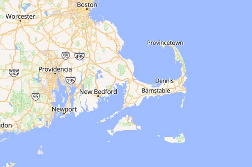 Map of Buzzards Bay