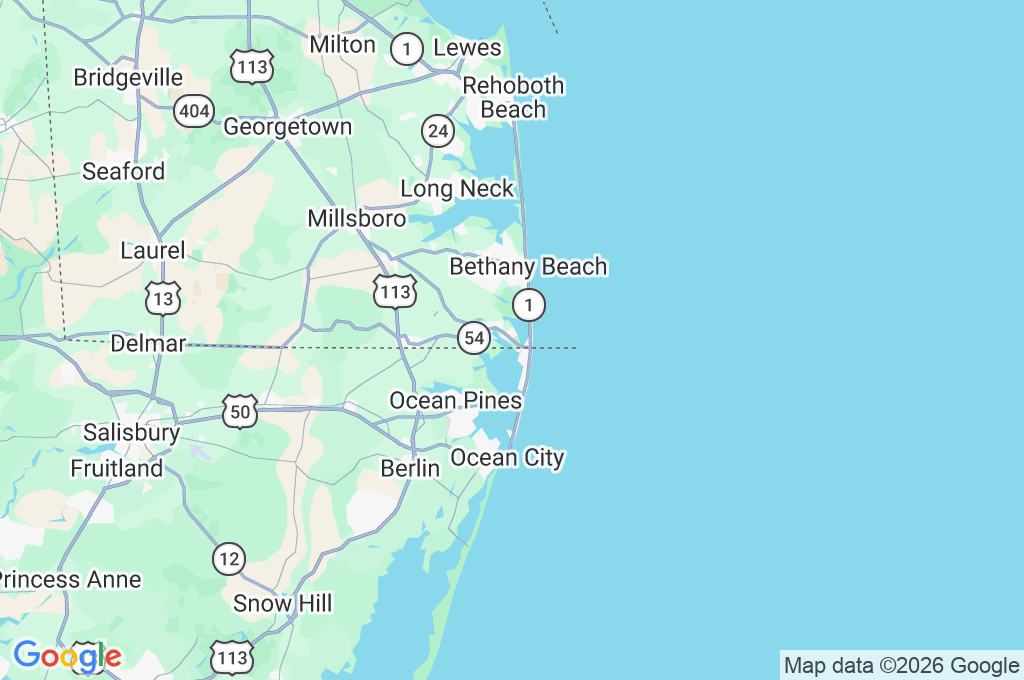 Captain Mac's Fish House Area Map