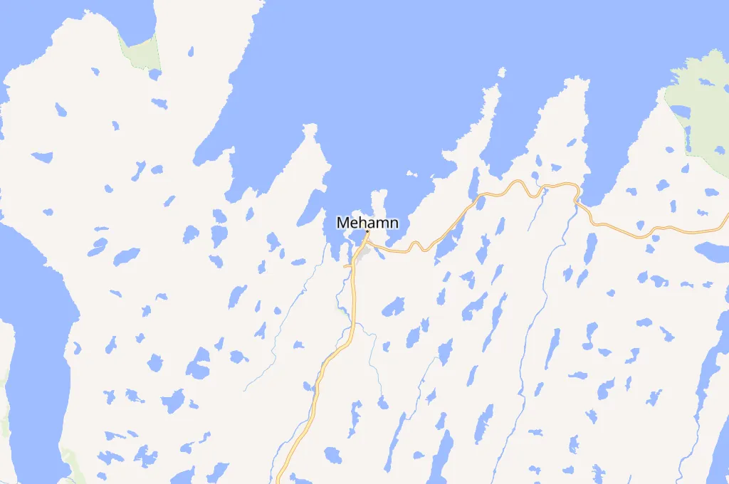 Mehamn Area Map Mehamn Area Map