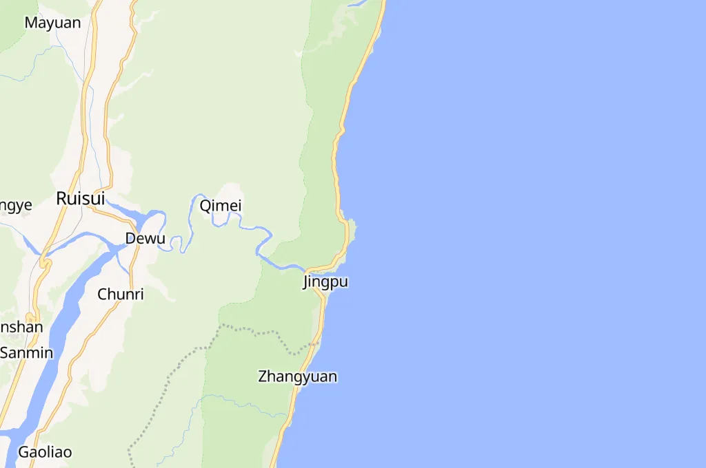 Shitiping Area Map Shitiping Area Map