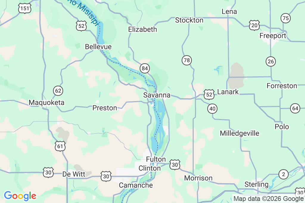 Sabula Area Map Sabula Area Map