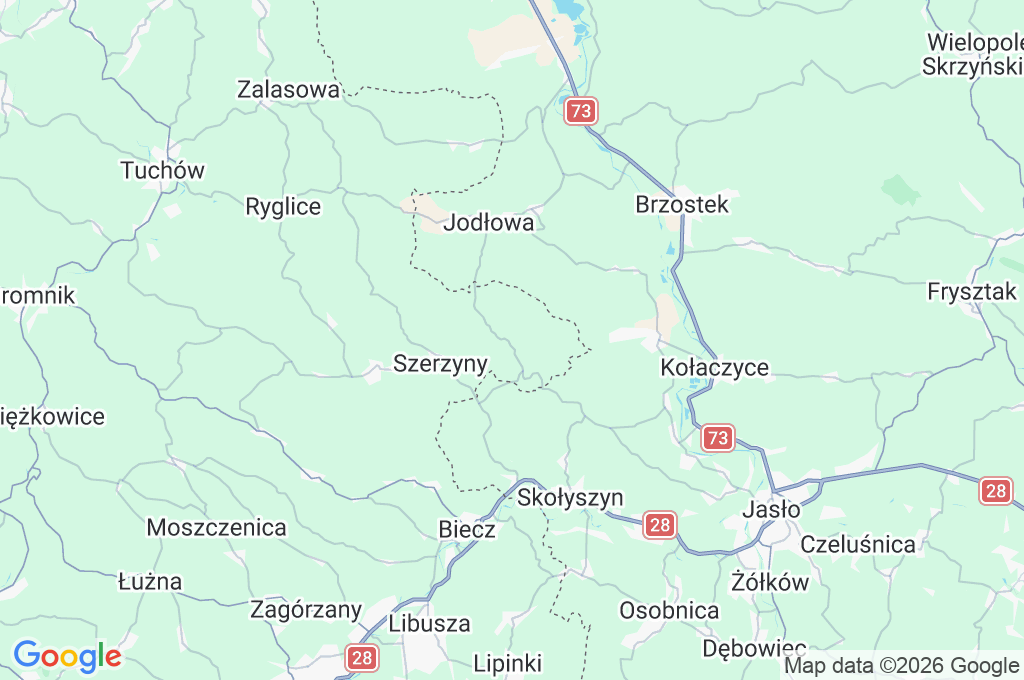 Czermna Area Map Czermna Area Map