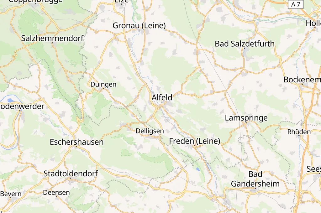 Alfeld (Leine) Area Map