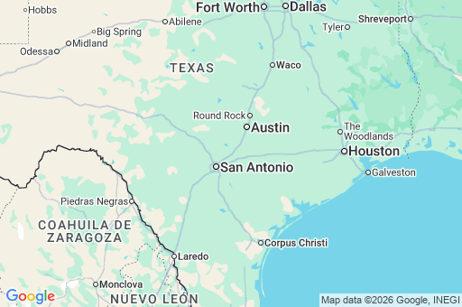 Map of Condado de Comal