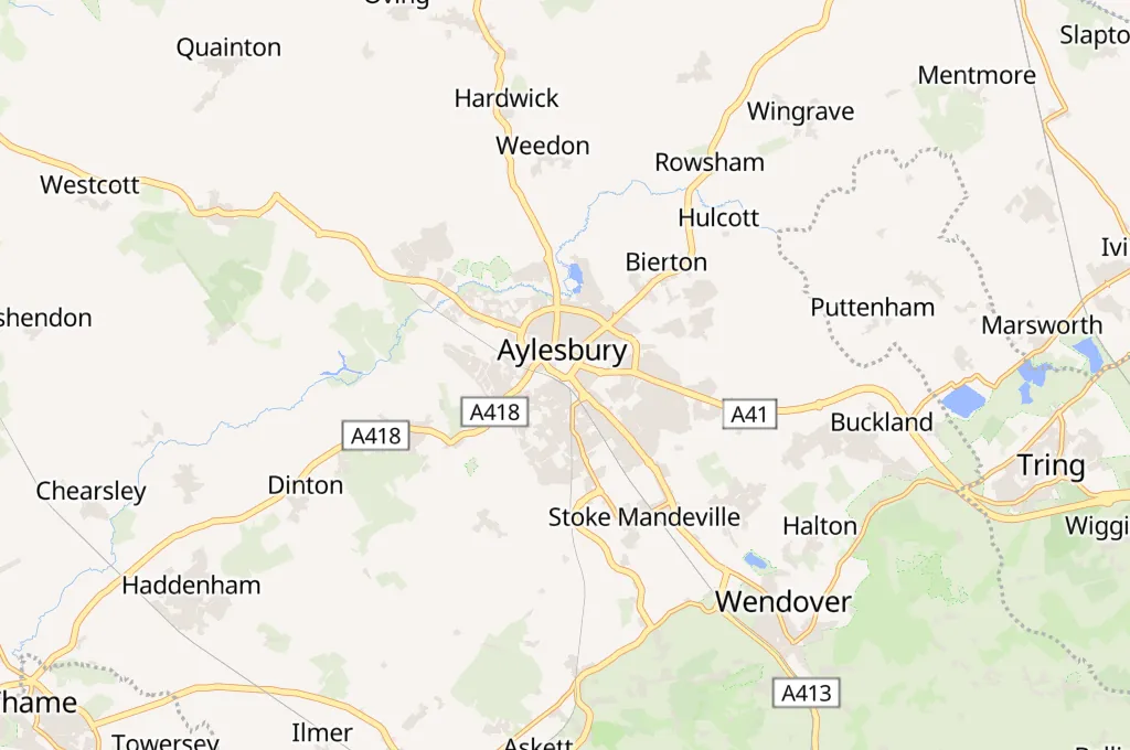 County Hall Area Map