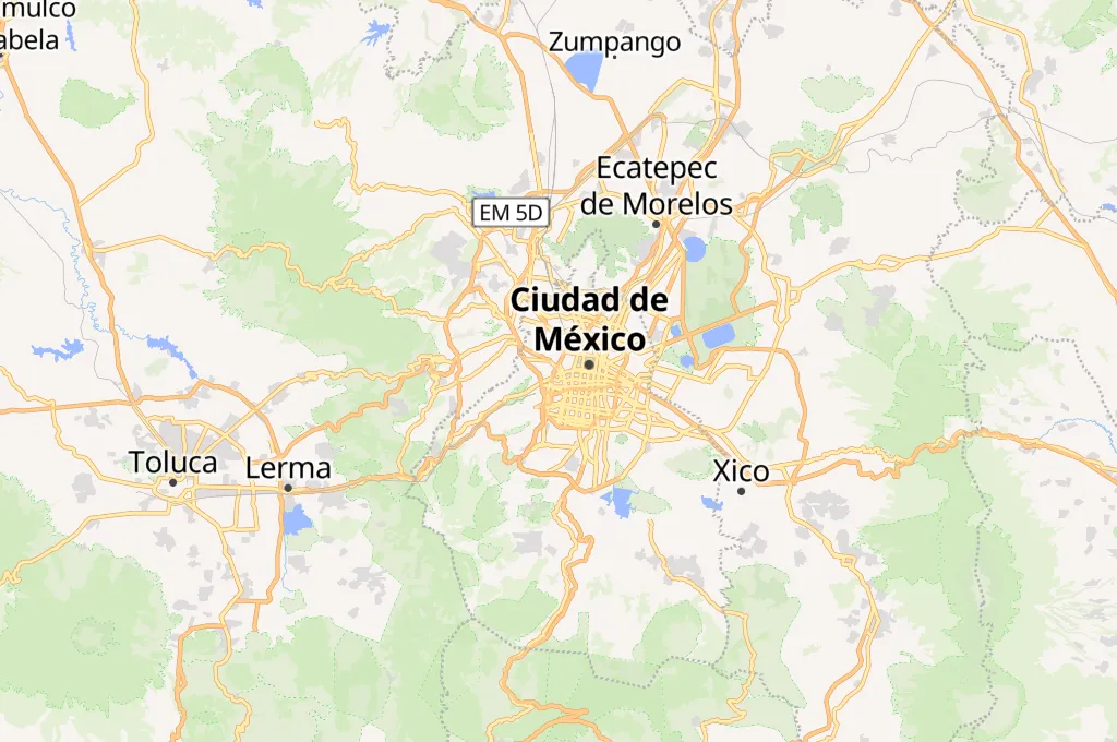Fuente de la Diana Cazadora Area Map