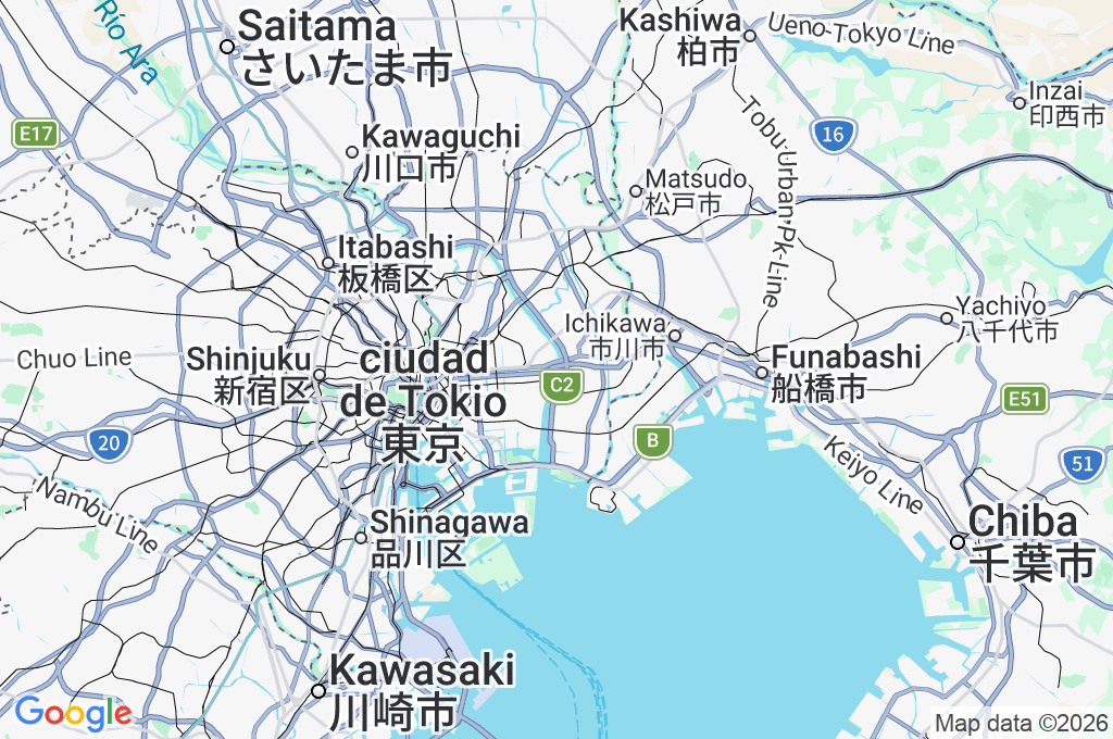 Ribera de Komatsugawa Area Map Ribera de Komatsugawa Area Map