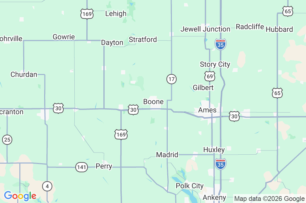 Boone Area Map Boone Area Map