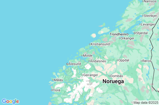 Map of Møre og Romsdal