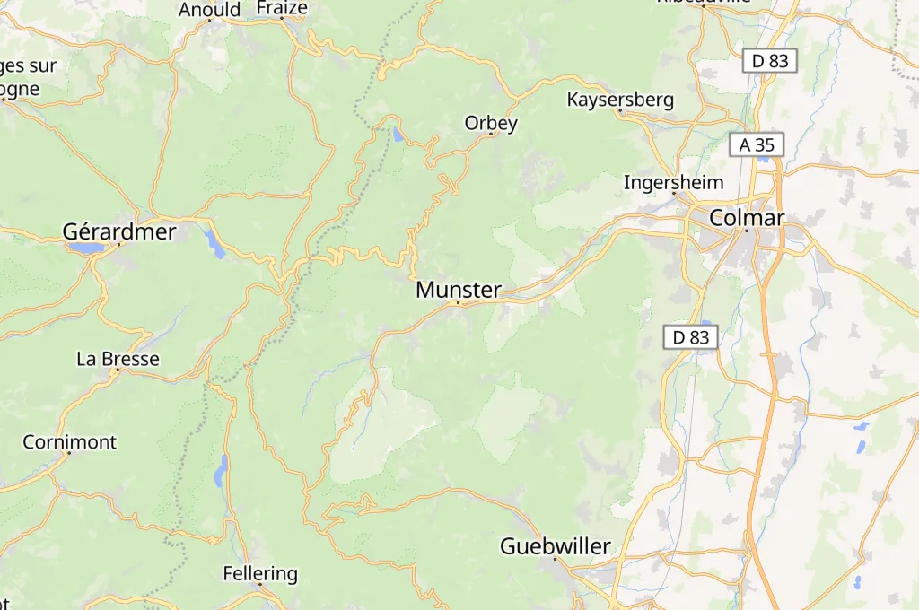Munster Area Map