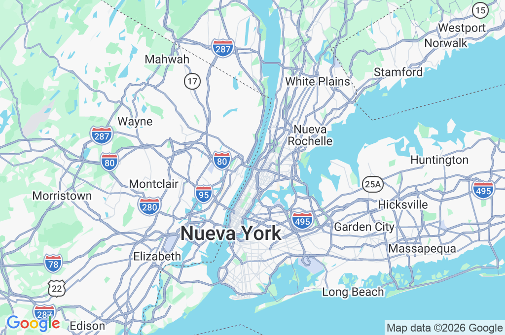 Puente George Washington Area Map Puente George Washington Area Map