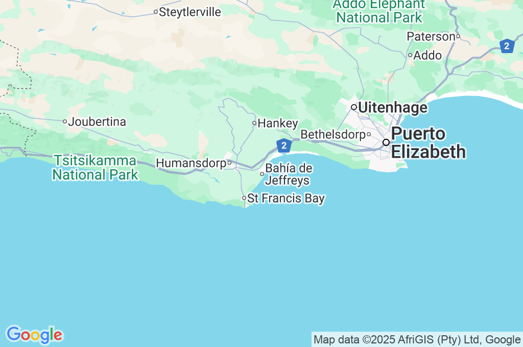 Bahía de Jeffreys Area Map