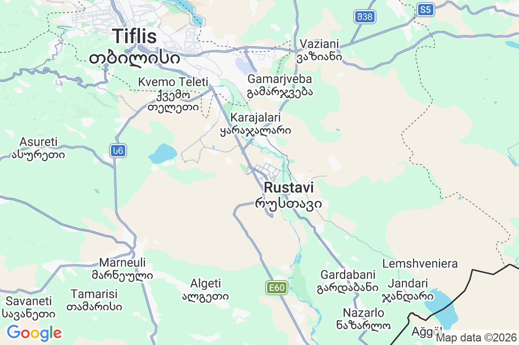 Plaza Zhiuli Shartava Area Map