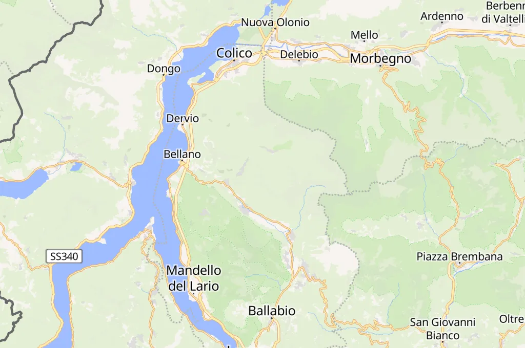Cima del Laghetto Area Map