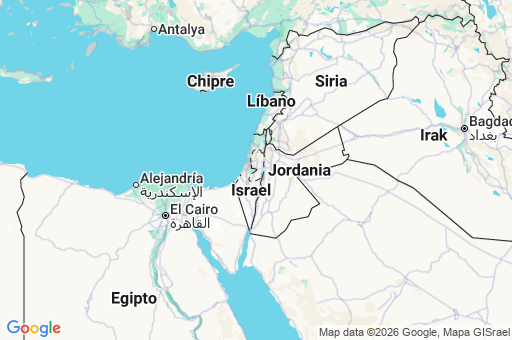 Map of Palestina/Israel