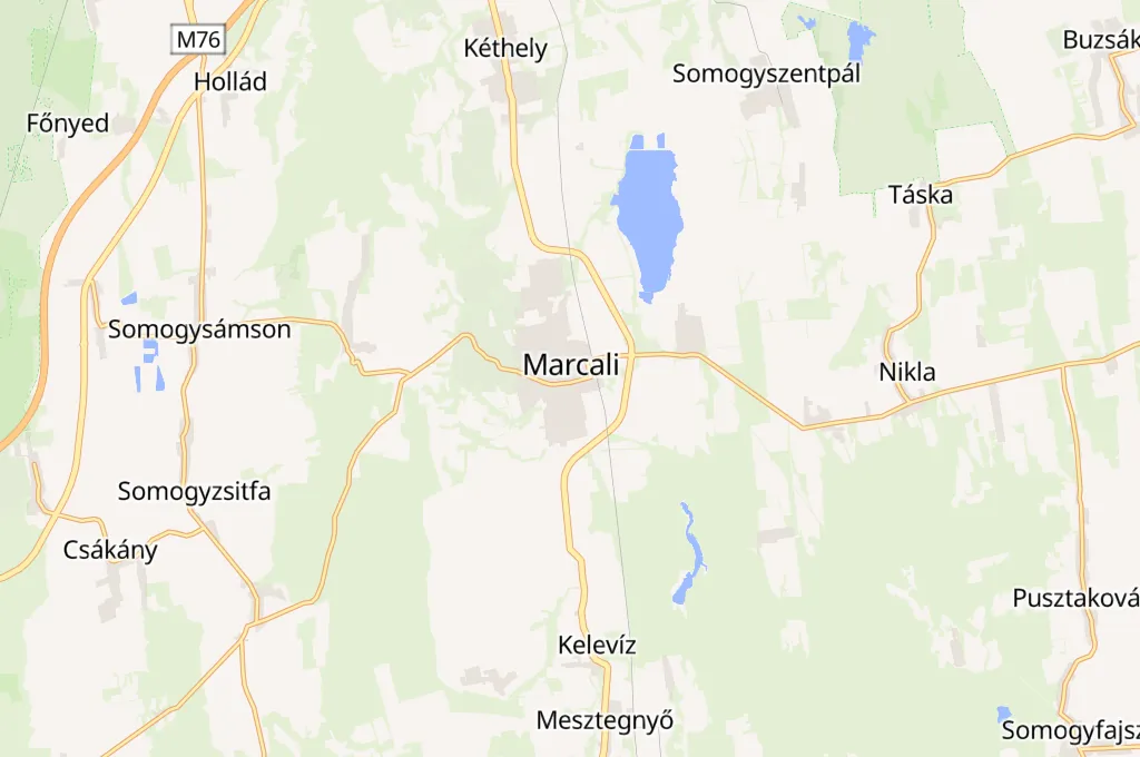 Marcali Area Map Marcali Area Map