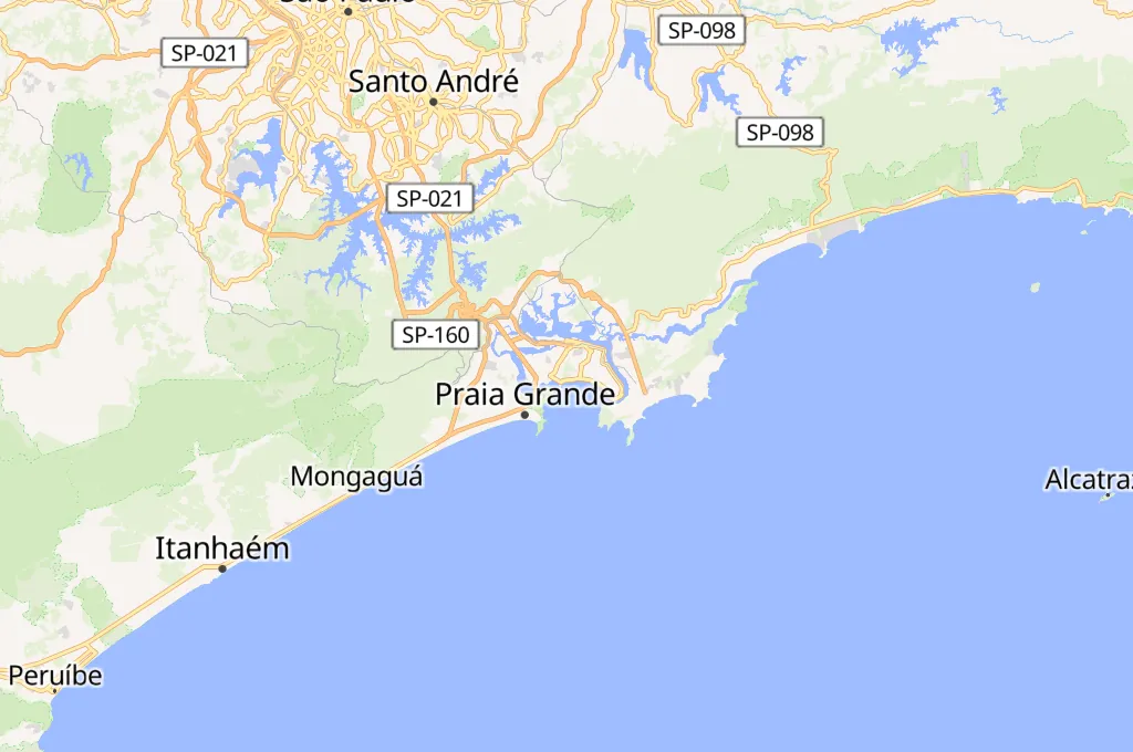 Morro do Itararé Area Map Morro do Itararé Area Map