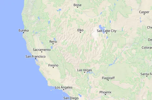 Map of Nevada