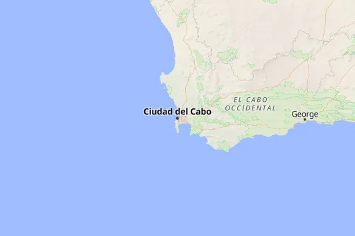 Map of Provincia Occidental del Cabo