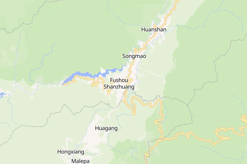 Hotel Lishan Area Map Hotel Lishan Area Map
