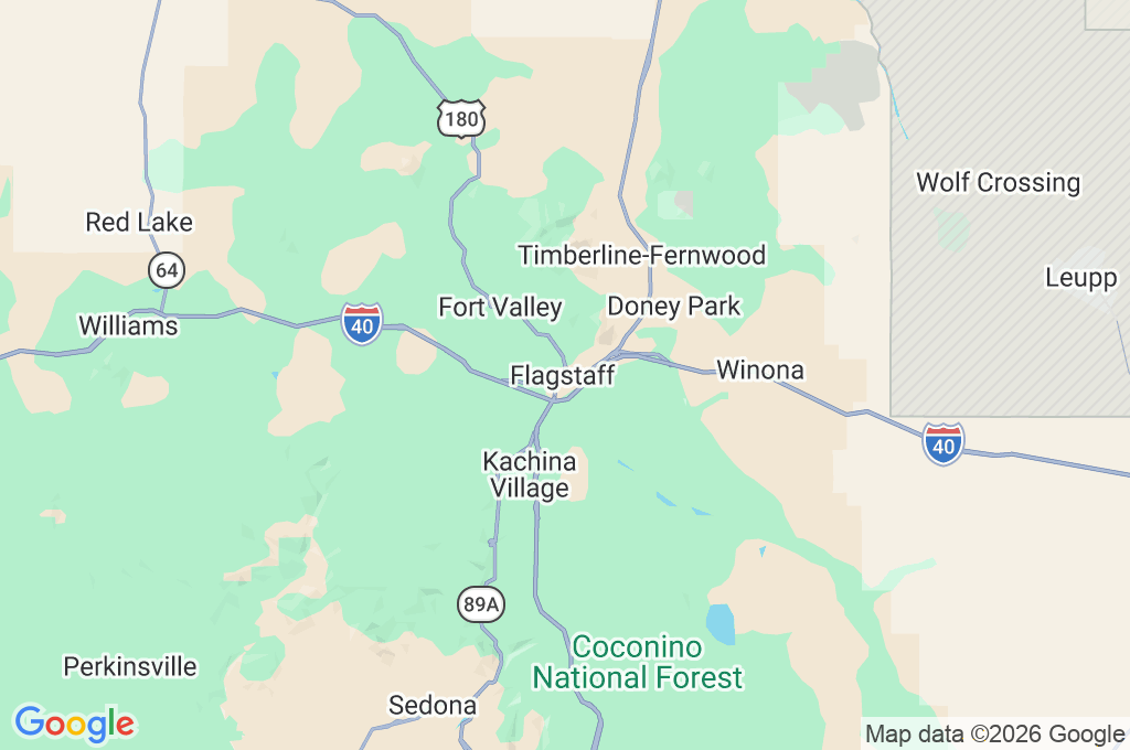 Flagstaff Area Map
