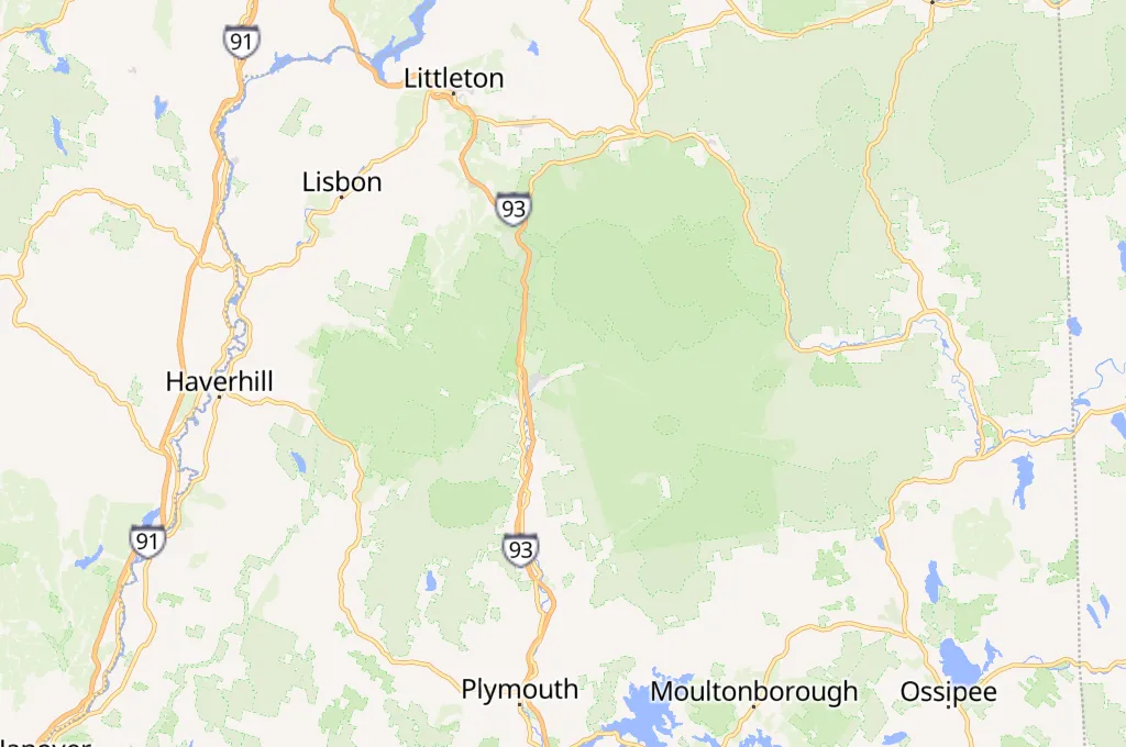 Kancamagus 8 Area Map