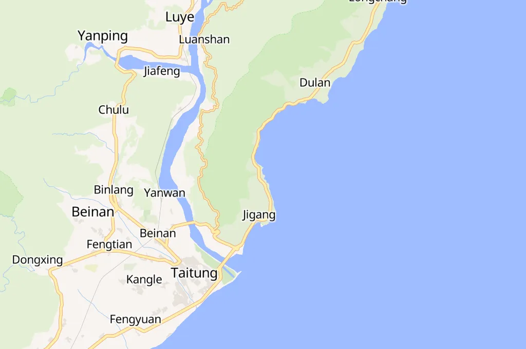 Fushan Area Map