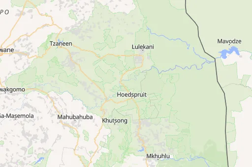 Map of Hoedspruit